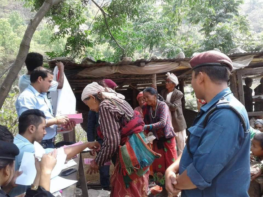 Senior citizens, disabled people get social security grant at their doorsteps