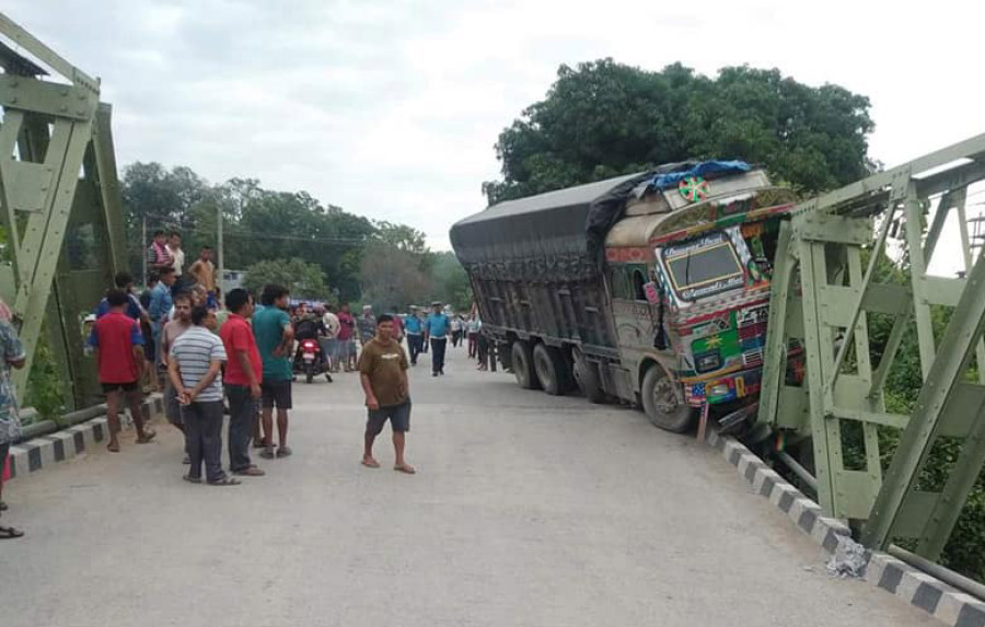 Bridges along the East-West Highway in dilapidated condition
