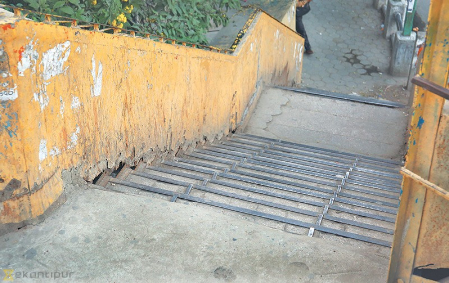 Kathmandu Valley’s overhead bridges in dire need of repair