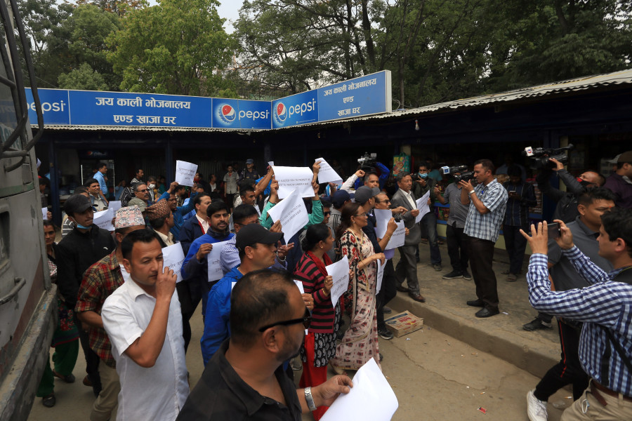 Crowded Kathmandu’s few remaining open spaces are being steadily encroached upon