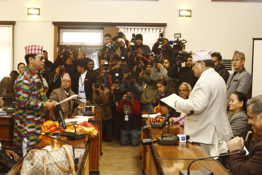 Chaudhary sworn in after party’s pressure