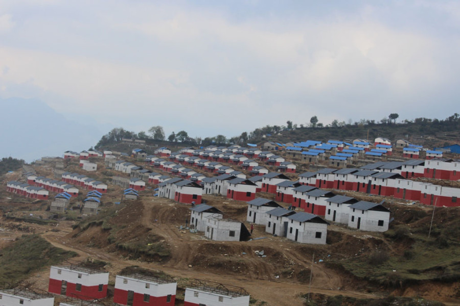 Construction of integrated settlement for quake-hit people in Laprak to be completed within two months