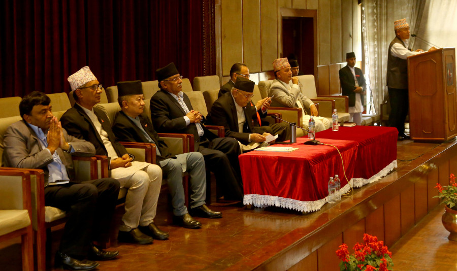 As ruling party lawmakers criticise government, Oli instructs them to speak in defence