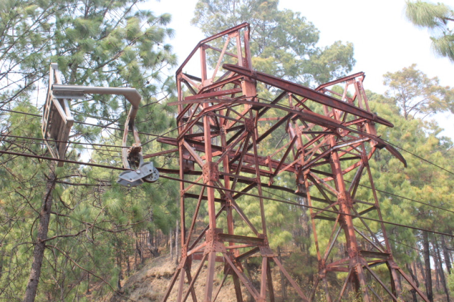 Defunct ropeway poses risk to settlements in Makwanpur