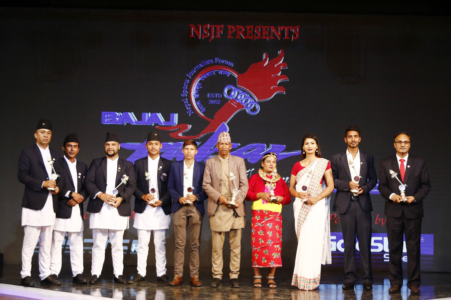 Gurung, Bhandari named player of the year
