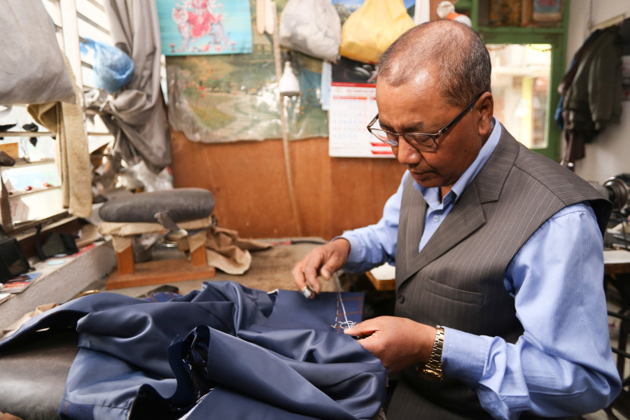 The tailor who makes suits for Kathmandu's elite