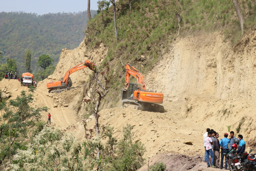 Rs 720m goes down the drain in the name of road building in Salyan district
