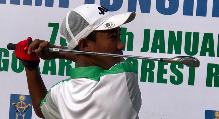 Tamang opens nine-stroke lead