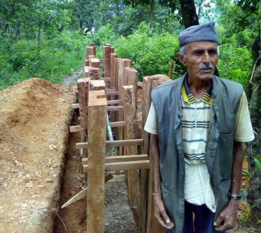 Tanahun’s Bhanu Municipality sets up traditional snares to curb leopard terror