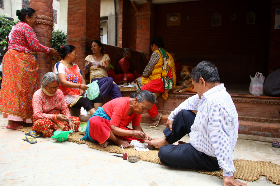 After generations as barbers and pedicurists, this Newar community is beginning to move on