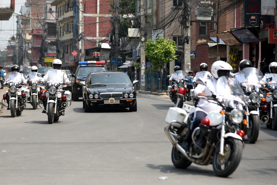 Traffic division starts training programme for drivers from Singha Durbar to cut down on traffic rule violations