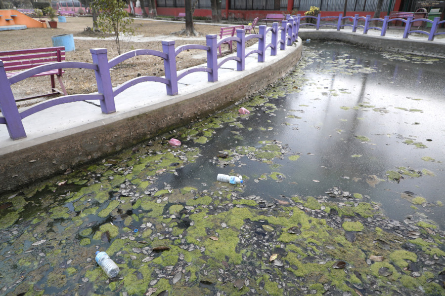 Four years after renovation, Ratna Park is filthy once again