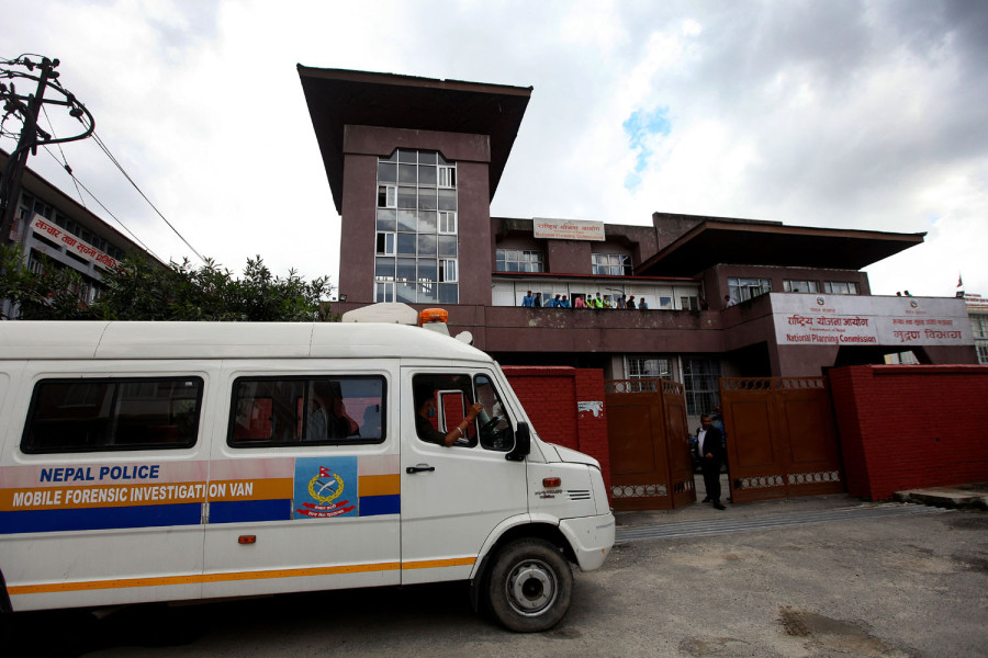 A government employee found dead on Singha Durbar premises, police suspect suicide