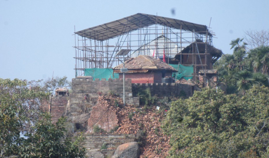 Four years since the earthquake, Gorkha Durbar still in ruins