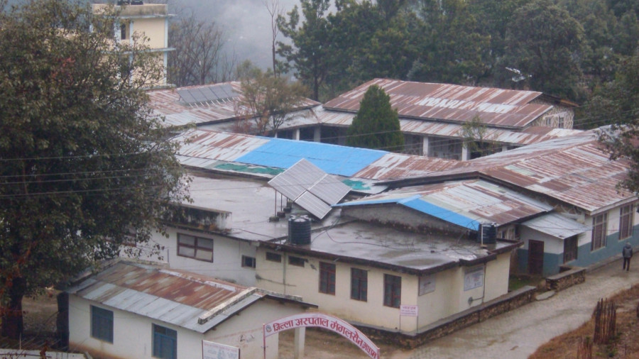 Patients face difficulties due to poor infrastructure of Achham District Hospital; medical services affected
