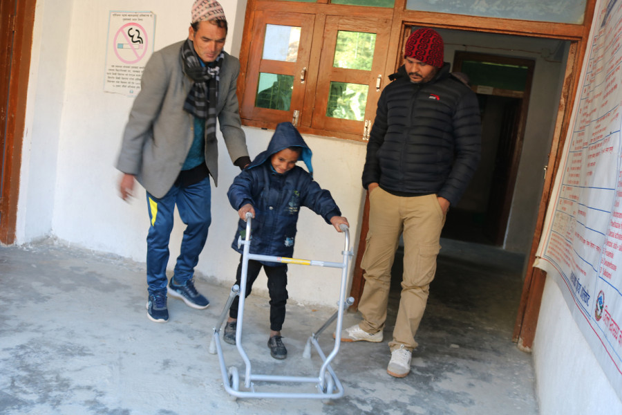 Children with disabilities benefit from health camp in Kalikot