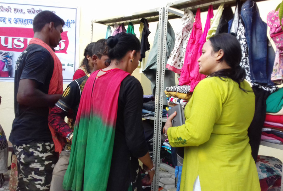 Lower-income group benefits from clothing banks in Birgunj