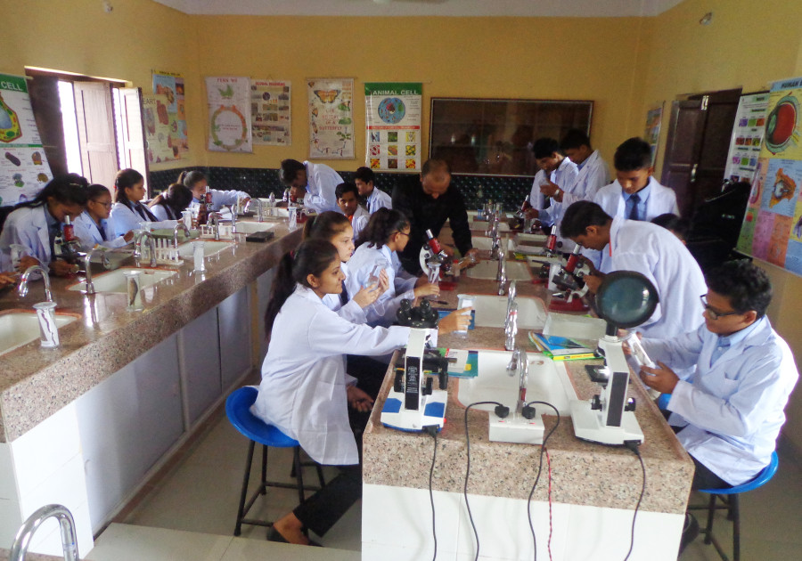 Modern science labs and libraries built in all of Butwal's community schools