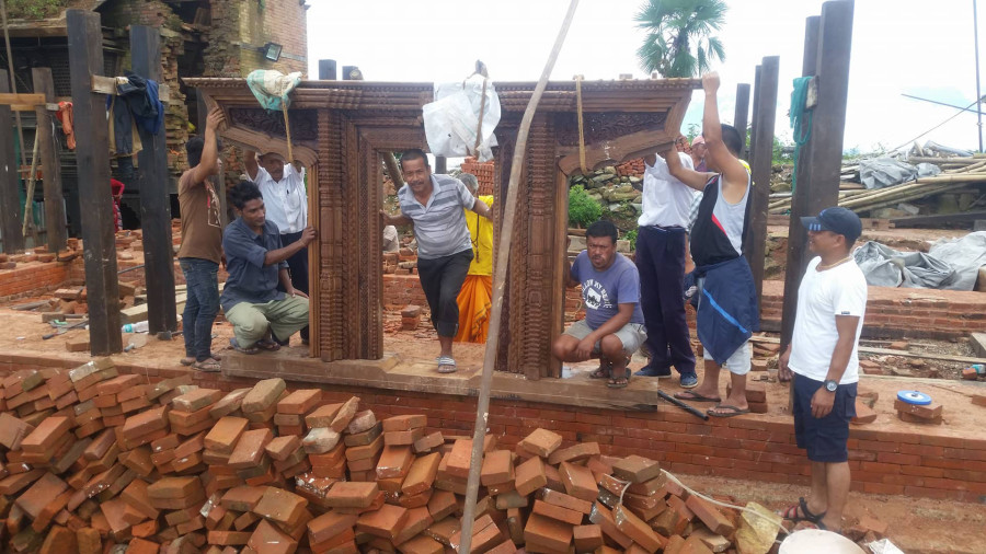 Gorkha Durbar reconstruction nowhere near completion