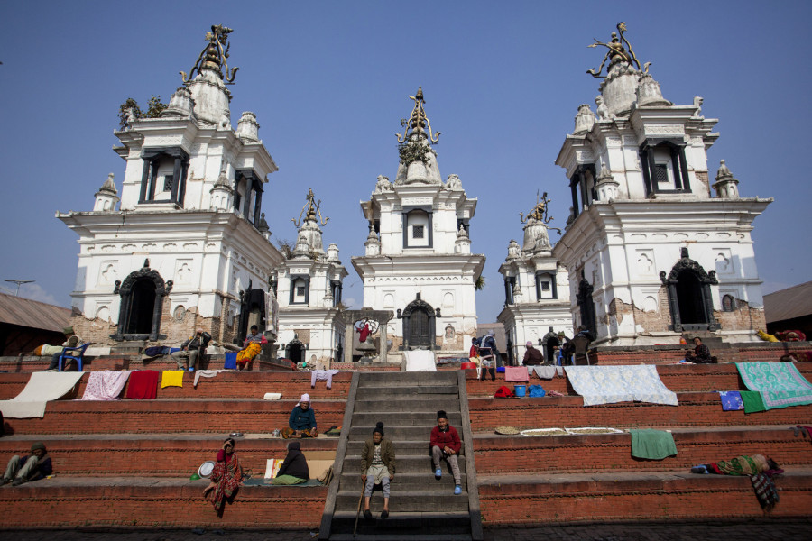 For the elderly at the old-age home in Pashupati, Dashain is among themselves