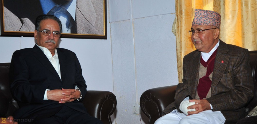 Fault lines in ruling party exposed as Oli, Dahal spar over Venezuela