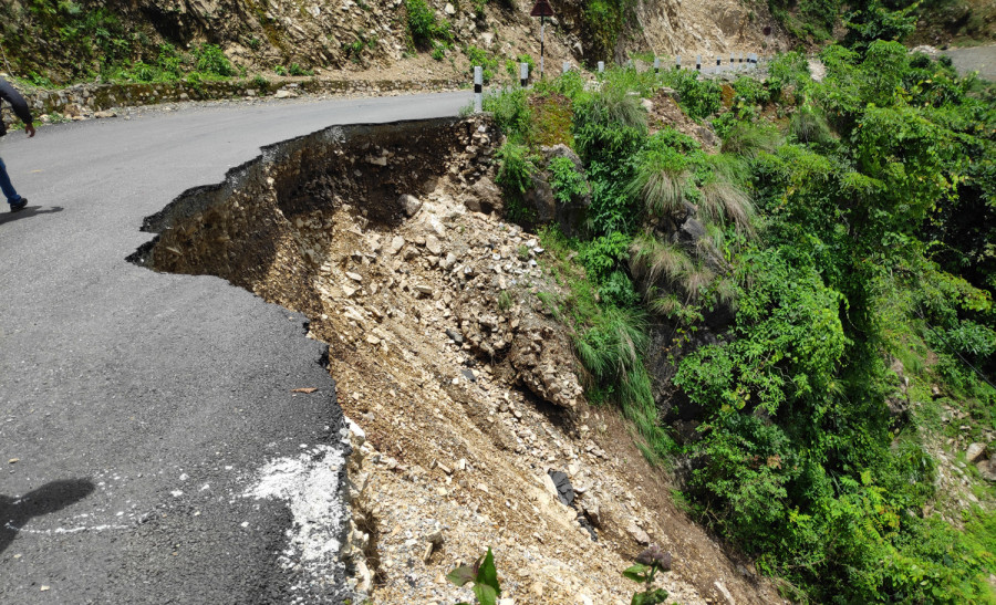 Damaged by floods and landslides, Kanti Highway’s deadline pushed further, project officials say