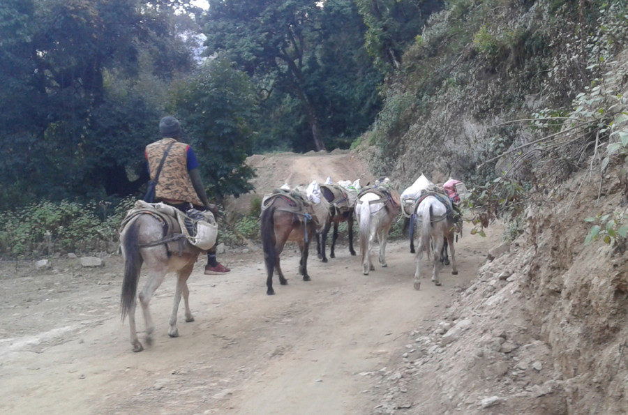 There are roads in the remotest villages in Dadeldhura, but none good enough for operation