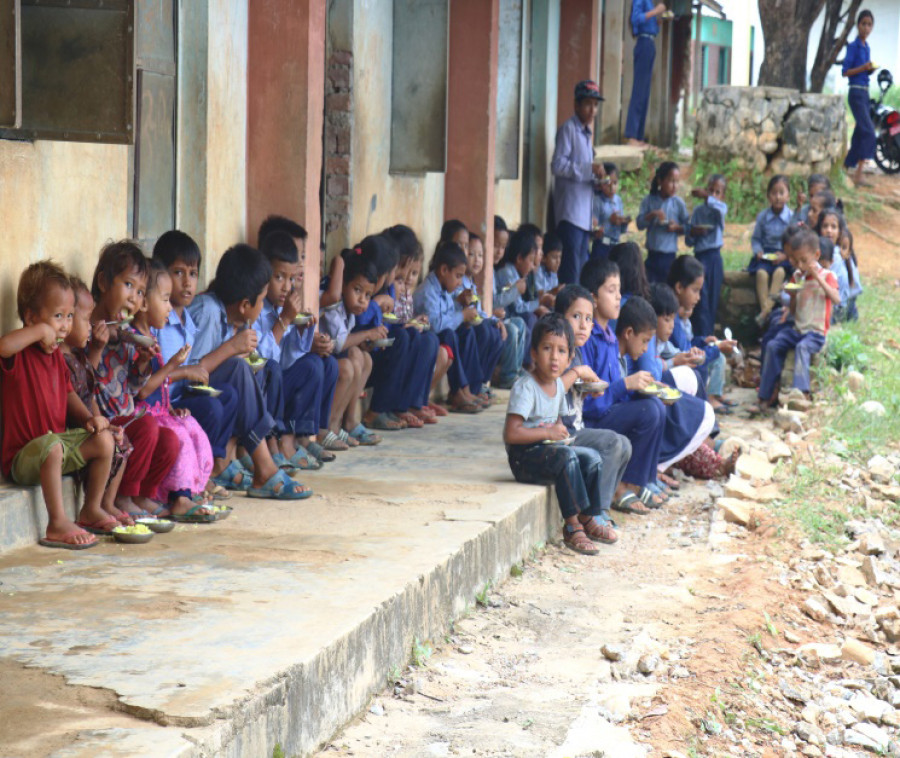 Mid-day meal programme effective in keeping children in school in Makwanpurgadhi