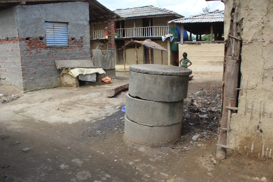 A Musahar settlement in Rautahat lacks land to build toilets