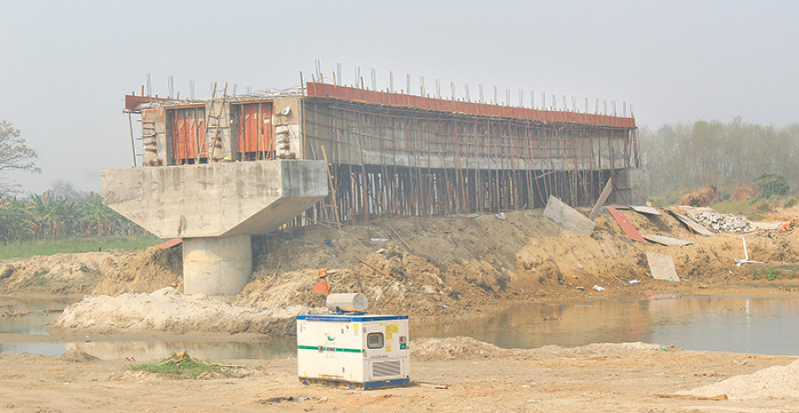 Bridge project by Pappu Construction moving at snail’s pace