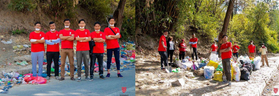 After taking over the world, #trashtag comes to Nepal