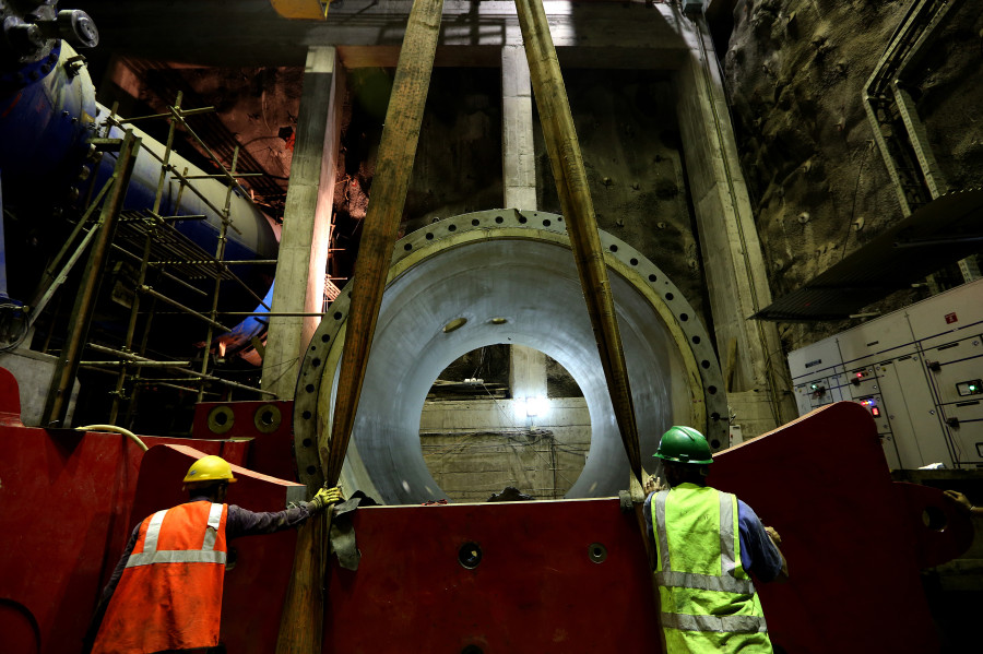Upper Tamakoshi project makes progress on penstock installation