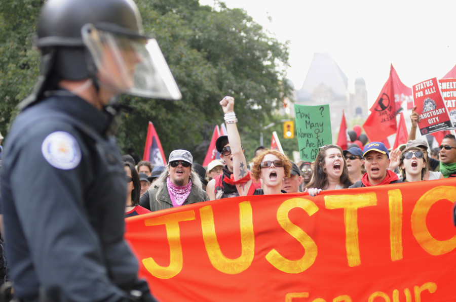 The frenzy of an angry, misguided mob