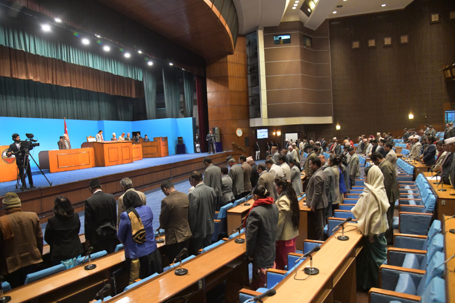 Amid contradicting stances, deputy speaker commences House session