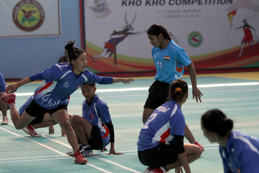 Nepal go down to India in kho kho final