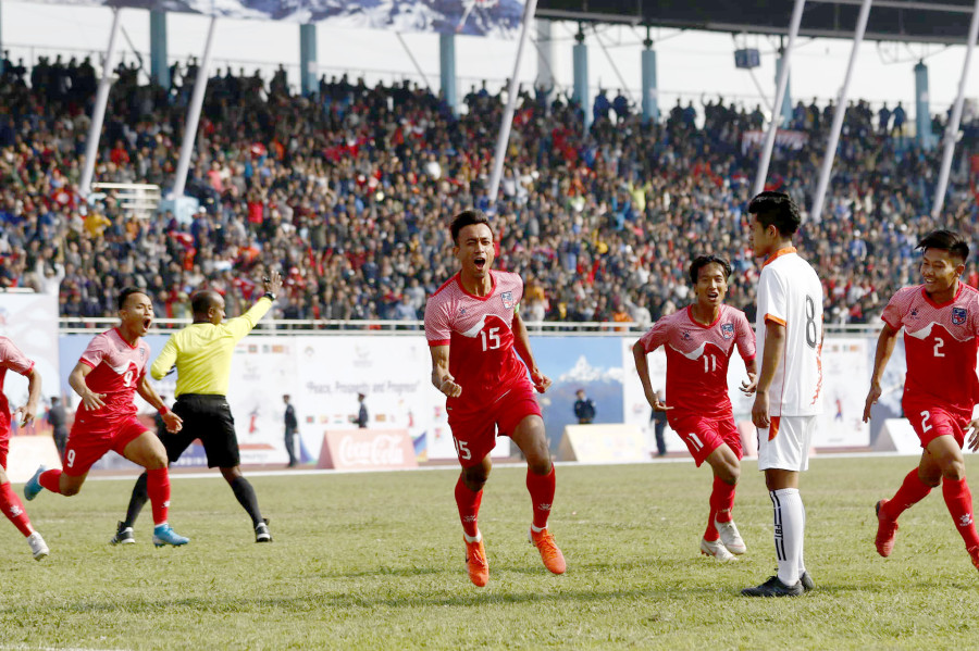 Nepal launch title defence with 4-0 win over Bhutan