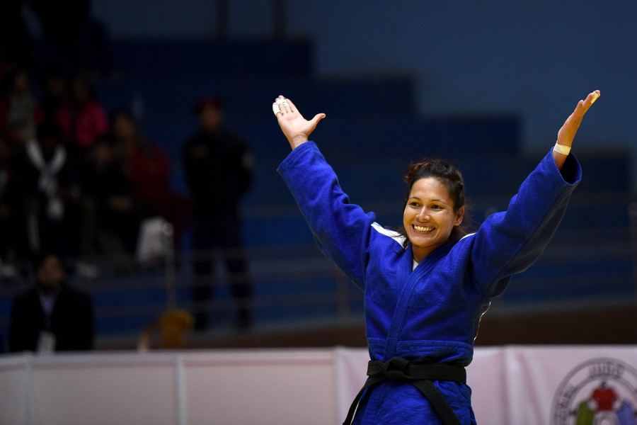 Judoka Khadka wins Nepal's lone gold