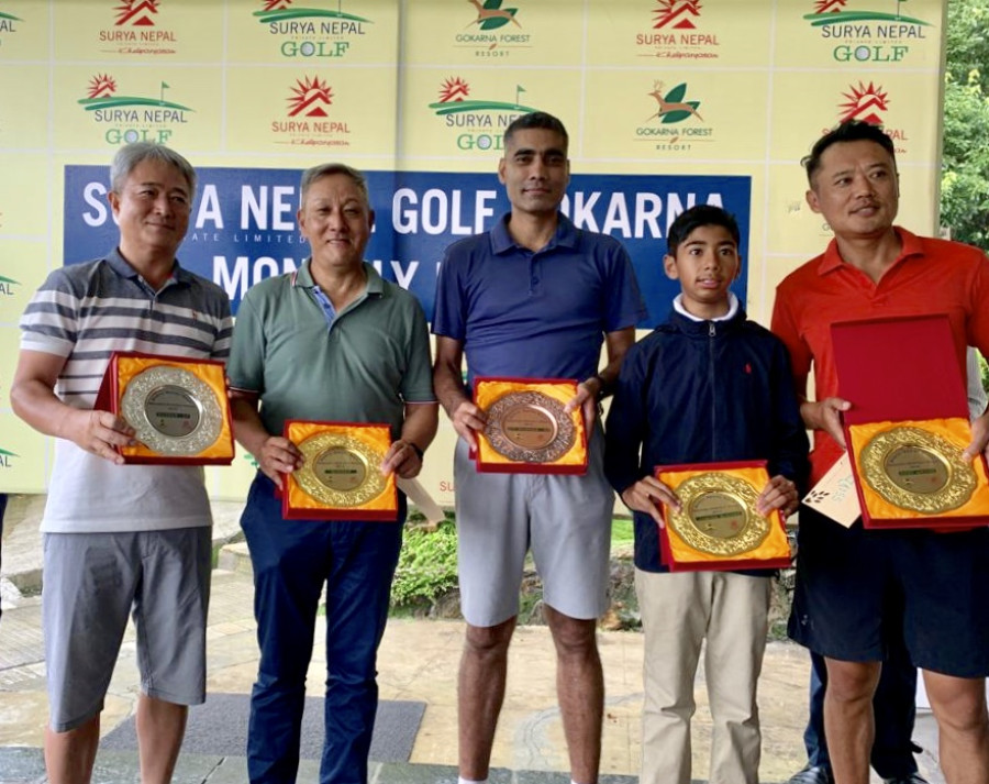 Sherpa wins Surya Nepal Gokarna Monthly Medal