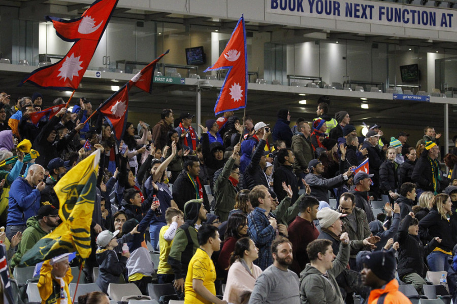 Nepali spectators in massive numbers surprise hosts in Canberra