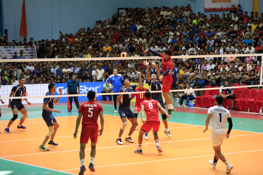 Kyrgyzstan dent Nepal's semi-final hopes