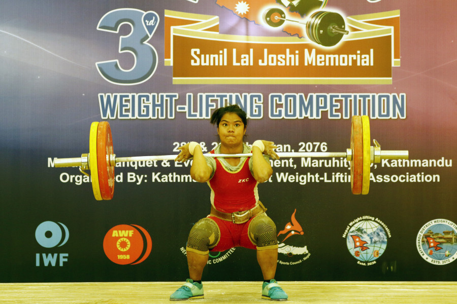 Rai sets new national record in women’s 49kg division