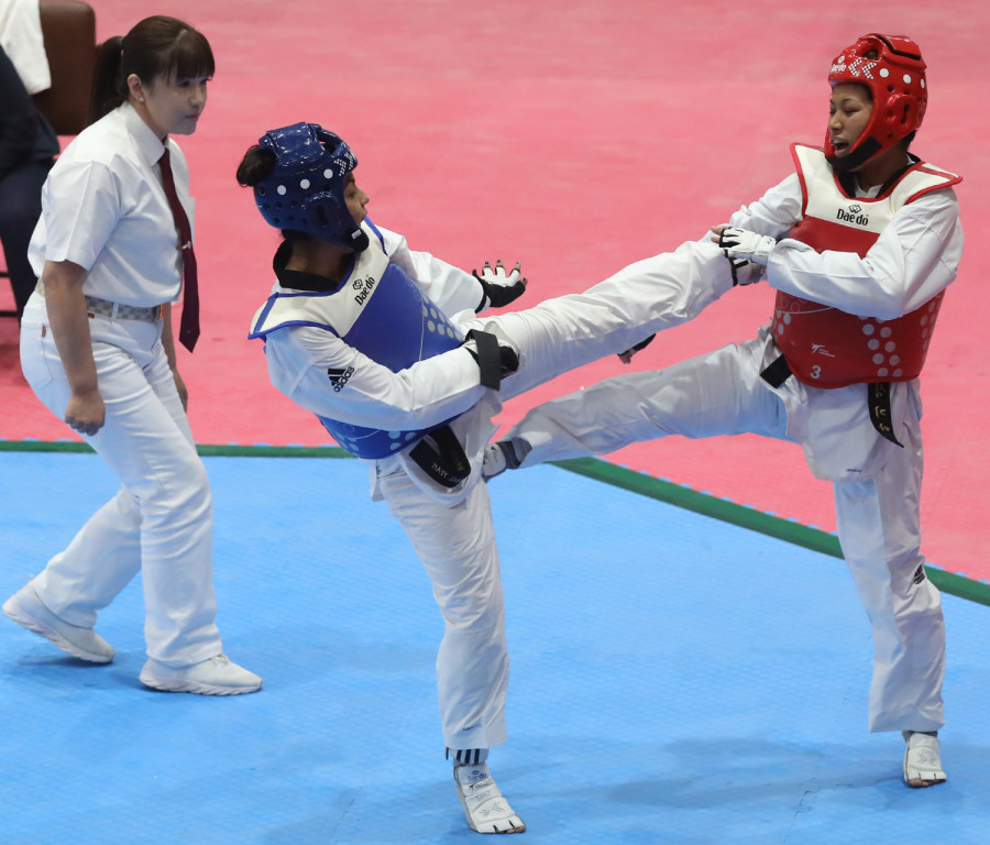 Karki, Bashyal pocket taekwondo gold for Nepal