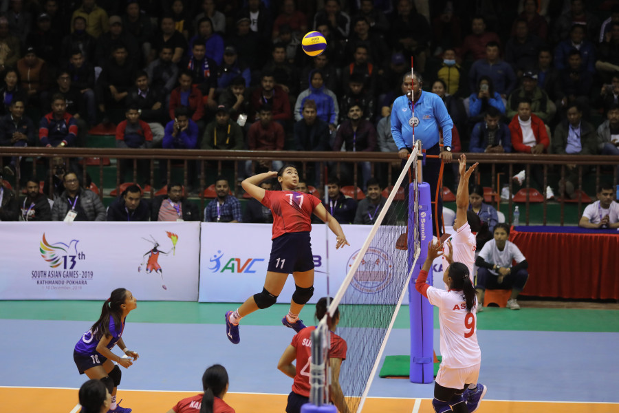 Nepal’s women spikers rout Bangladesh, but men’s team fall short