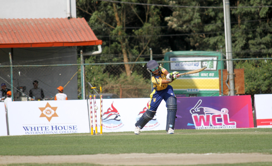 Chitwan Rhinos make winning start in Womens T20 League