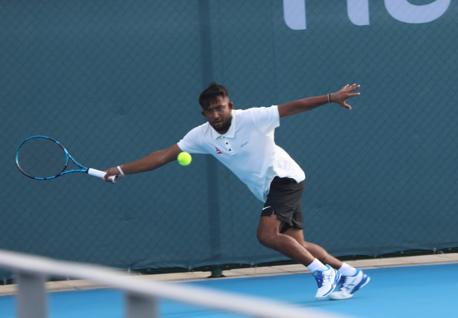 Khadka reaches second round in tennis