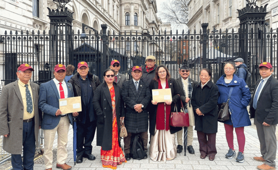 Gurkha veterans memo UK PM Sunak seeking redressal of their pension issues