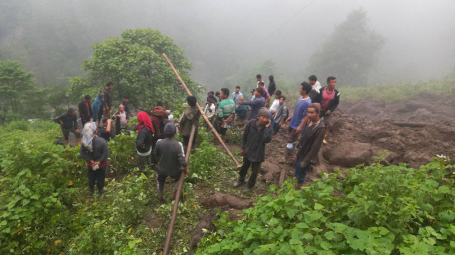 Four of same family dead in Taplejung landslide