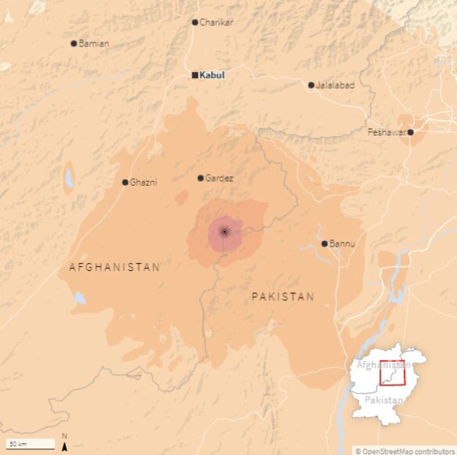 Strong earthquake kills at least 280 in Afghanistan