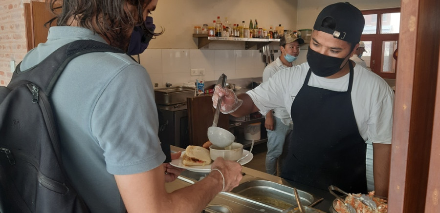 In the midst of a pandemic, a cafe becomes a place of refuge for stranded people