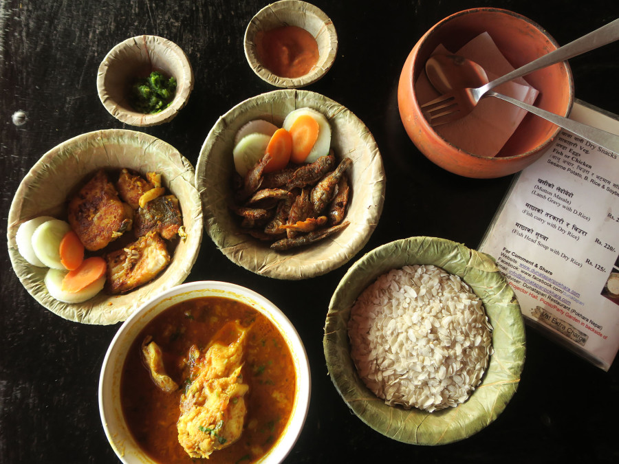 Lake to plate in Pokhara